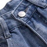 Elysia Lace-Embroidered Wide-Leg Jeans