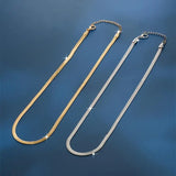 Solara Herringbone Necklace