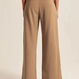 Seabourne Pleated Wide-Leg Pants