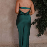 Thesa - Sleeveless satin dress