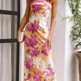 Thesa - Sleeveless satin dress