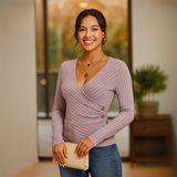 ELIZABETH TUMMY TUCK LONG SLEEVE TOP