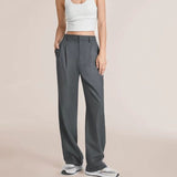 Vista Lane Tailored Wide-Leg Pants