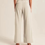 Vista Lane Tailored Wide-Leg Pants