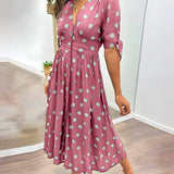 NORIA | Robe Élégante à Pois – Intemporelle, Féminine et Pleine de Charme