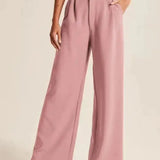 Seabourne Pleated Wide-Leg Pants