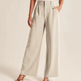 Vista Lane Tailored Wide-Leg Pants