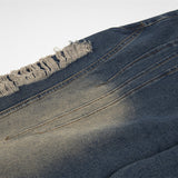 Rebel Shred Contrast Fringe Jeans