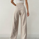 Elodie Relaxed Tie-Waist Trousers