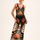 Palm Cove Sheer Cover-Up Skirt And Swim Suit