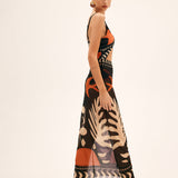 Palm Cove Sheer Cover-Up Skirt And Swim Suit