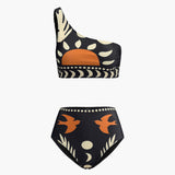 Palm Cove One-Shoulder Bikini Set