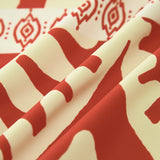 Santorini Sunset One-Shoulder Swimsuit