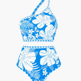 Tropical Breeze One-Shoulder Bikini