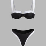 Coastal Trim Bikini Set