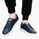 Low men's baskets with lace-up closure