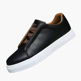 Low men's baskets with lace-up closure