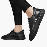 Men's lace-up baskets with flat sole