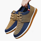 Men's lace-up baskets with flat sole