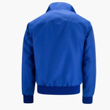 Men's Bomber Jacket with Ribbed Hem