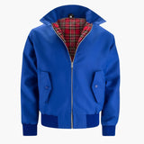 Men's Bomber Jacket with Ribbed Hem