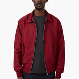 Men's Bomber Jacket with Ribbed Hem