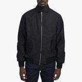 Men's Bomber Jacket with Ribbed Hem