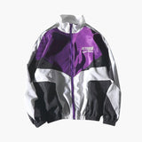 Men's bomber jacket with embroidered front