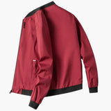 Men's bomber jacket with front pockets
