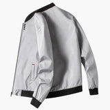 Men's bomber jacket with front pockets