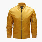 Men's bomber jacket with pocket on sleeve