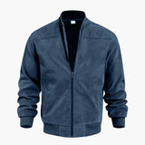 Men's bomber jacket with ribbed cuffs