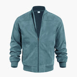 Men's bomber jacket with ribbed cuffs