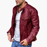 Men's jacket with zip closure