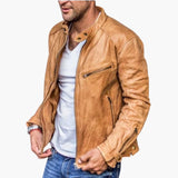 Men's jacket with zip closure