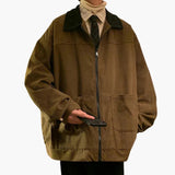 Men's Corduroy Bomber with Zip