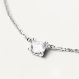 Lustre Solitaire Necklace