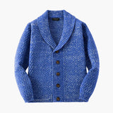 Men's Pullover Cardigan with Shawl Collar