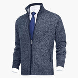 Men's jacket with stand-up collar