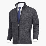 Men's jacket with stand-up collar