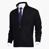 Men's jacket with stand-up collar