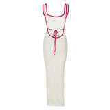 Maribel Coastal Knit Maxi Dress