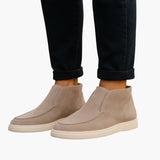 Men's Slip-On Loafers Shoes with Loafer Sole and Stitching