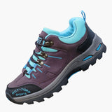 Men's Hiking Shoes with Lace-up and Mesh Panels