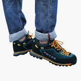 Men's Hiking Shoes with Laces and Grip Sole