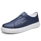Slip-on men's shoes with non-slip sole and low design