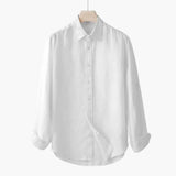 Men's Long Sleeve Shirt with Pointed Collar