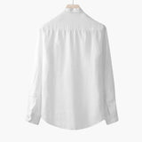 Men's Long Sleeve Shirt with Pointed Collar