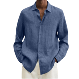 Men's shirt with classic collar