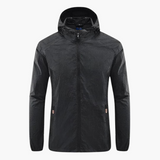 Men's Windbreaker with Hood and Full Zip